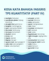 © © all rights reserved. Halo Kampus On Twitter Sesuai Dengan Sosialisasi Panitia Ltmpt Tahun Ini Sebagian Soal Tps Kuantitatif Utbk Akan Diujikan Dalam Bahasa Inggris Berikut Ini Beberapa Kosa Kata Bahasa Inggris Dasar Yang Biasa
