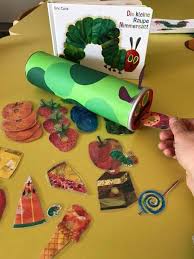 The very hungry caterpillar by eric carle, 1999, gerstenberg verlag edition, in german / deutsch. Schone Bastelidee Fur Chipsdosen Raupenimmersatt Die Kleine Raupe Nimmersatt Raupe Nimmersatt Raupe
