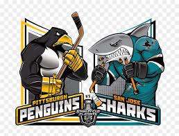 26 transparent png illustrations and cipart matching pittsburgh penguins logo. Penguins Vs Sharks Nhl Hd Png Download Vhv