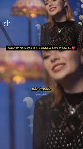 Sandy nos vocais + Amaro no piano = ♥️ 🎶: Amor Não Testado (Sandy feat.  Amaro Freitas) #amornaotestado #sandyeamarofreitas #sandy #amarofreitas  #nve2 #nosvozeles2 #sandyhits #fy #foryou