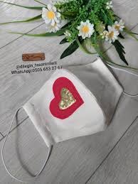 Kumas Maske Yikanabilir Maske Bez Maske Unicorn Maske Napkin Rings Napkins Home Decor