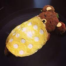 Ia bisa menyulap telur ceplok menjadi beberapa karakter kartun menggemaskan. Who Dare Waking Up Mr Bear Food Desserts Breakfast