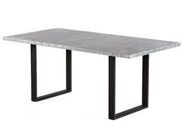 The Maddox Zinc Top Dining Table With Metal Base Zinc Table Zinc Dining Table Zinc Dining Tables Zinc Table Dining Table