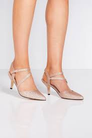 It's not just about finding heels that are tall enough to keep your dress's hem from dragging on the ground but putting the perfect finishing touch on your bridal look. Rose Low Heel Court Shoes Quiz Clothing Top Women Shoes Wedding Shoes Comfortable Fun Wedding Shoes