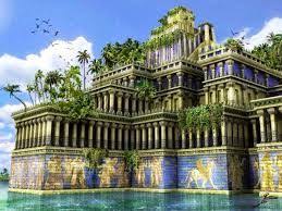 Hangende Garten Von Babylon Weltwunder Google Suche Hangender Garten Fantasielandschaft Turm Von Babylon
