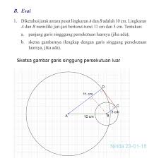 Maybe you would like to learn more about one of these? Jawaban Esai Ayo Kita Berlatih 7 4 Bab 7 Mtk Halaman 104 Kelas 8 Lingkaran Basbahanajar Com