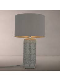 John Lewis Partners Pavone Table Lamp Grey Table Lamp Lamp Grey Table Lamps