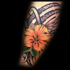 The popular flower is an ultimate tattoo choice for both men and women. 80 Hibiscus Tattoo Designs For Men Flower Ink Ideas Hibiscus Tattoo Tattoo Designs Men Hibiscus Flower Tattoos
