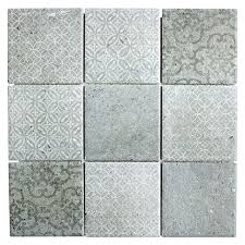 Mosaikfliese Quadrat Shabby Cello 29 8 X 29 8 Cm Grau Matt Mosaikfliesen Schabby Schick Landhaus Fliesen
