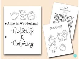 Find out which alice in wonderland character you are most like with our fun quiz. Alice In Wonderland Coloring And Activity Book Pages Printabell Express