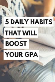 5 Daily Habits That Will Boost Your Gpa Free Checklist Study College Hacks Study Habits College Life