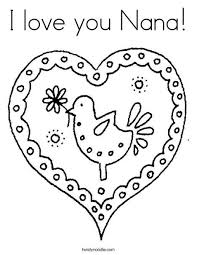 I Love You Nana Coloring Page Mom Coloring Pages Mothers Day Coloring Pages I Love My Grandma