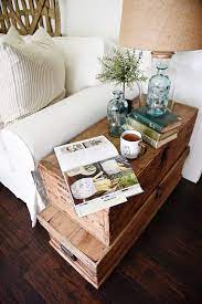 Living Room Makeover Stacked Trunk End Table Rustic Christmas Tree Trunk End Table Diy End Tables