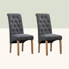 Huge range of dining room chairs for home or trades. Button Back Dining Chair Wayfair Co Uk