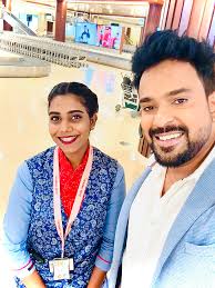 What a proud moment! 💺✨ Aimfill international CEO Dr. Fazil Mohammed bin  Basheer Bumped into one of our students now working with Air India Services 