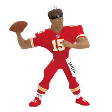 Patrick mahomes made his first nfl start as he led the kansas city chiefs to victory against the denver broncos on december 27, 2017. Patrick Mahomes Kansas City Chiefs Ornament Personalized Ornaments For You