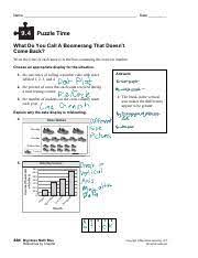 It takes 1 second to hit the water, and time is not negative. 9 4 Puzzle Time 1 Pdf Name Date 9 4 Puzzle Time What Do You Call A Boomerang That Doesn U2019t Come Back Write The Letter Of Each Answer In The Box Course Hero