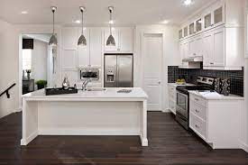 For years, lighter floors were viewed as light floors are perfect for this! Pin By A R T On Kitchen White Modern Kitchen Hardwood Floors In Kitchen White Kitchen Wood Floors