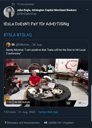 Tesla is accelerating the world's transition to sustainable energy with electric cars, solar and integrated renewable energy solutions for homes and businesses. Tesla Teardown Specialist Sandy Munro Lays The Law On Tslaq Over False Allegations