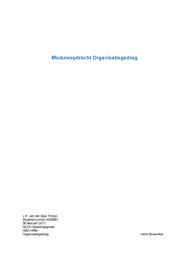 Voorbeeld Moduleopdracht Organisatiegedrag Moduleopdracht Organisatiegedrag L Van Der Spa Trimpe Studeersnel