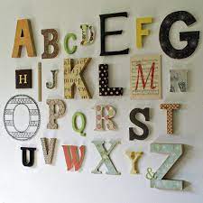 Alphabet Wall A Time For Everything Alphabet Wall Art Letter Wall Art Alphabet Wall