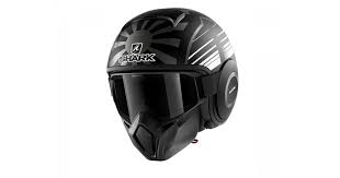 Shark, one of the leaders within the motorcycle helmet world. Jet Helmet Shark Metro Street Drak Replica Zarco Malaysian Gp Mat Black White Automotive Helmets