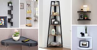 Now, start hanging wall decor, beside your tree, that reflects your styling preferences. 26 Best Corner Shelf Ideas And Designs For 2021