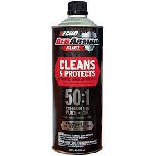 Ensure that your fuel mixture is less than 80 days old with a mixture ratio of 40:1. Reviews For Echo Red Armor 32 Oz 50 1 Pre Mixed Ethanol Free Fuel 7450001 The Home Depot