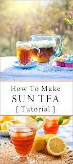 Steeping Tea Outdoors In The Sun Yes It S Delightful
