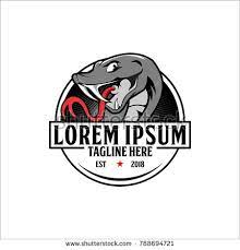 Snake Logo Template Black Mamba Cartoon Vector Black Mamba Snake Logo Logo Templates