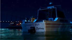 That's the part were dory saw the boat and meet marlin. Hidden Secrets One Of The Boats Is Named Jerome S Raft