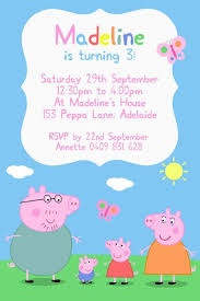 Choose from 50000+ peppa pig birthday graphic resources and download in the form of png, eps, ai or psd. Peppa Pig Party Invitation Temas De Cumpleanos De Ninos Peppa Pig Cumpleanos Decoracion Invitaciones De Cumpleanos