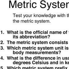 Metric Puzzles And Quizzes Us Metric Association
