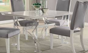 clear acrylic dining table