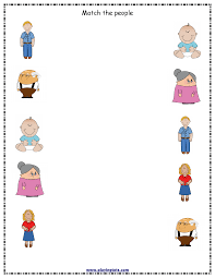 Worksheet People Family Free Printable Toddler Preschool Kid File Folder Family Worksheet Kindergarten Worksheets Flashcards For Kids