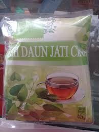 C) daun jati cina toples : Jual Teh Daun Jati Cina 45gr Di Lapak Apotek Medika Farma Bukalapak
