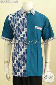 Baju kemeja cowok keren kombinasi warna model terbaru. Pilih Pilih Model Baju Batik Pria Kombinasi Polos Yang Elegan Toko Batik Online 2021