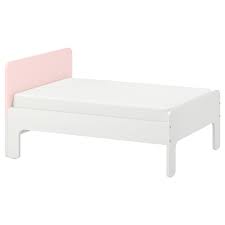 Slakt Luroy Uzayabilen Cocuk Karyolasi Beyaz Pembe 80x200 Cm Ikea Ikea Cocuk