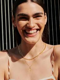 U7 Italian Horn Pendant Necklace, Gold Plated Corno Horn Necklaces, Lucky  Charm Protection Jewelry for Men Women