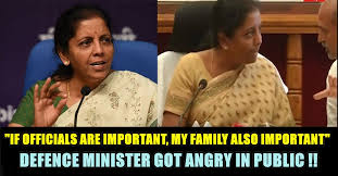 Vitt mantri/minister of finance and corporate affairs minister of defence (3 september. Nirmala Sitharaman Got Angry At Public Lashes Out Watch Video Chennai Memes