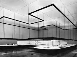 Albini's first experience working under pagano's direction occurred in 1933 while collaborating with pagano's group (renato camus, giulio minoletti, giuseppe mazzoleni, and giancarlo palanti) on the design of the steel frame house erected in parco sempione during the v trien¬nale. Exhibition Design Club Milan Fair 1961 By Architects Franco Albini