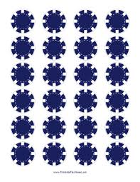 Card Players Will Enjoy Using These Printable Blue Poker Chips Worth 10 Free To Download And Print Poker Chips Poker Casino Chips