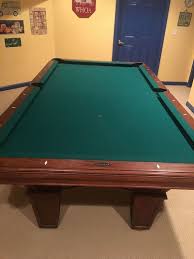 Brunswick Pool Table 8 With Accessories Converts Into Ping Pong Table Brunswick Pool Tables Pool Table Ping Pong Table