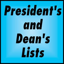 President's, Dean's and Awards Lists