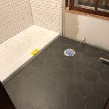 Annata 9 X 10 Porcelain Mosaic Tile Tile Bathroom Hexagon Tile Bathroom Bathroom Flooring