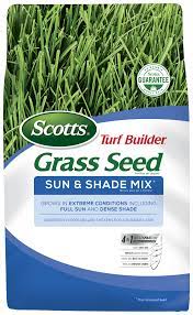 Spring feeding, foliage protection, horticultural oil Scotts Turf Builder Grass Seed Sun Shade Mix 3 1 0 Scotts Canada