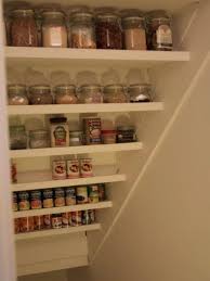 They keep all the also of interest: Under The Stairs Spice Rack Made Simply From Angled Shelves How To Use An Under The Stairs Storag Under Stairs Pantry Closet Under Stairs Understairs Storage
