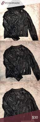 Jou Jou J2 Juniors Faux Leather Jacket Faux Leather Jackets Black Faux Leather Jacket Clothes Design