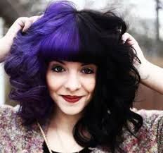 Which Melanie Martinez Song Are You Split Dyed Hair Half And Half Hair Two Color Hair
