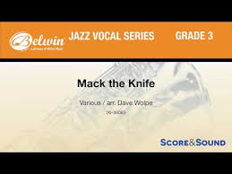 Mack The Knife Arr Dave Wolpe Score Sound Youtube